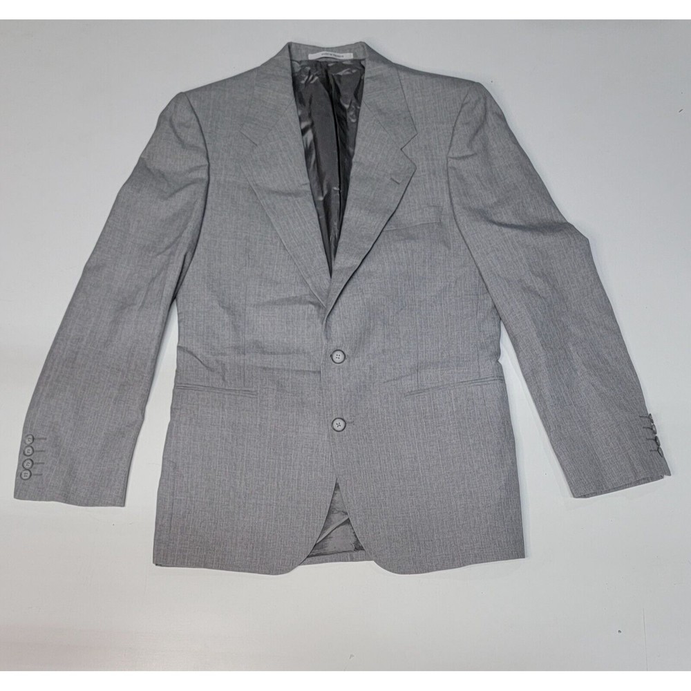 Yves Saint Laurent YSL Made in France Vintage Wool Jacket in Gray Size 39 R